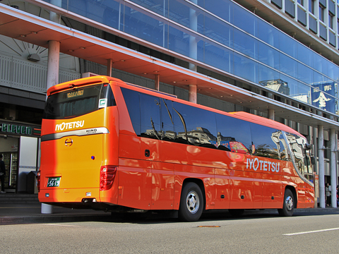 伊予鉄バス「オレンジライナー」　5619　リア